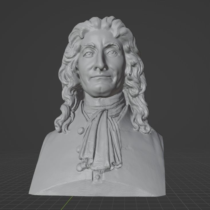 Jean de La Fontaine 3D print model_20