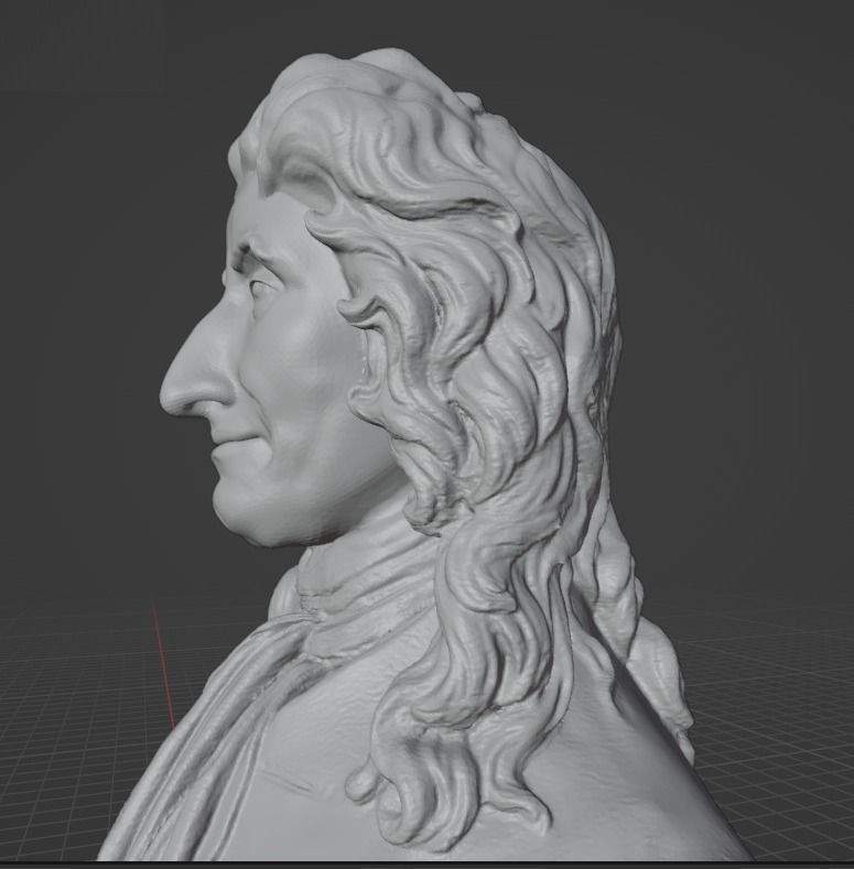 Jean de La Fontaine 3D print model_22