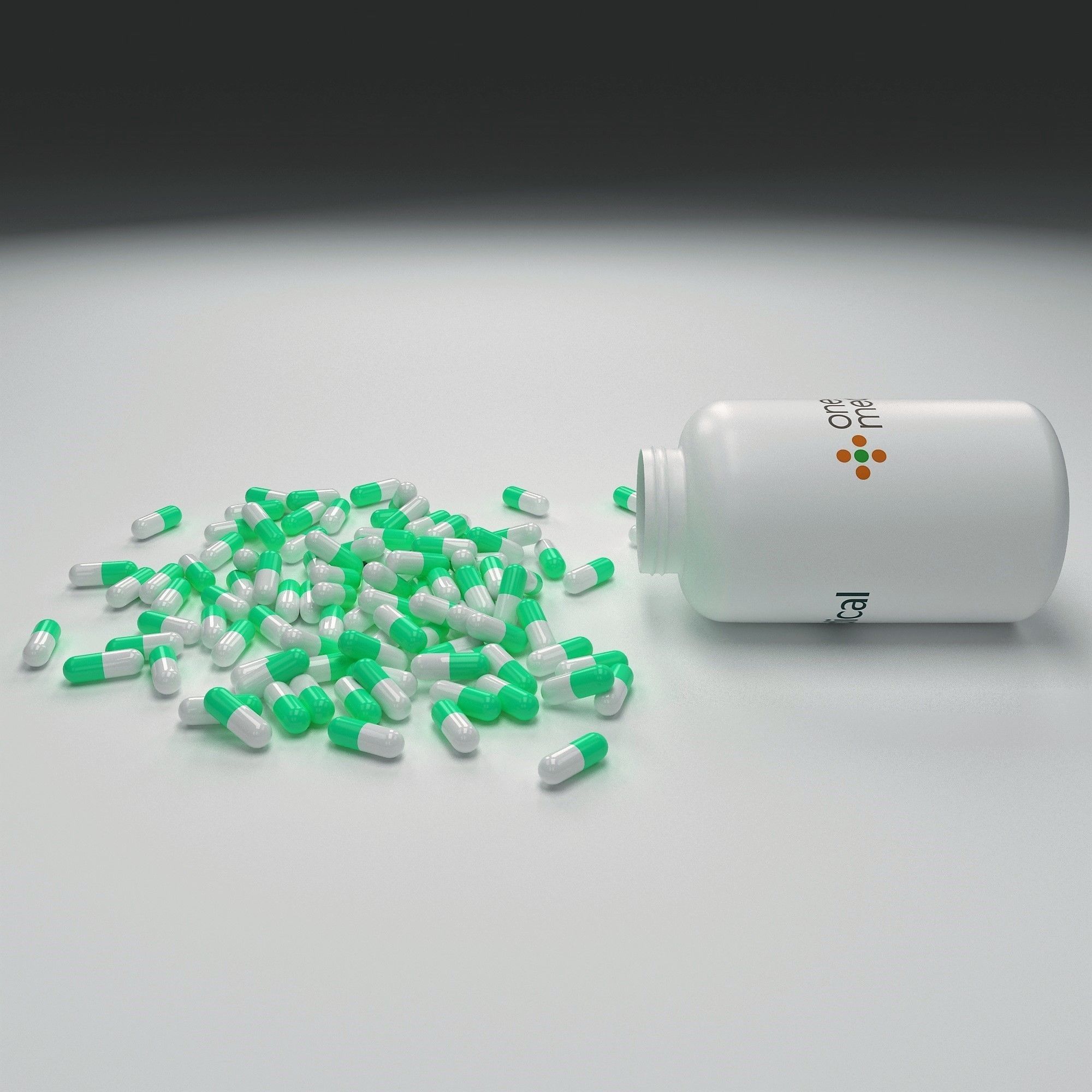 medical   capsules 3D model_5