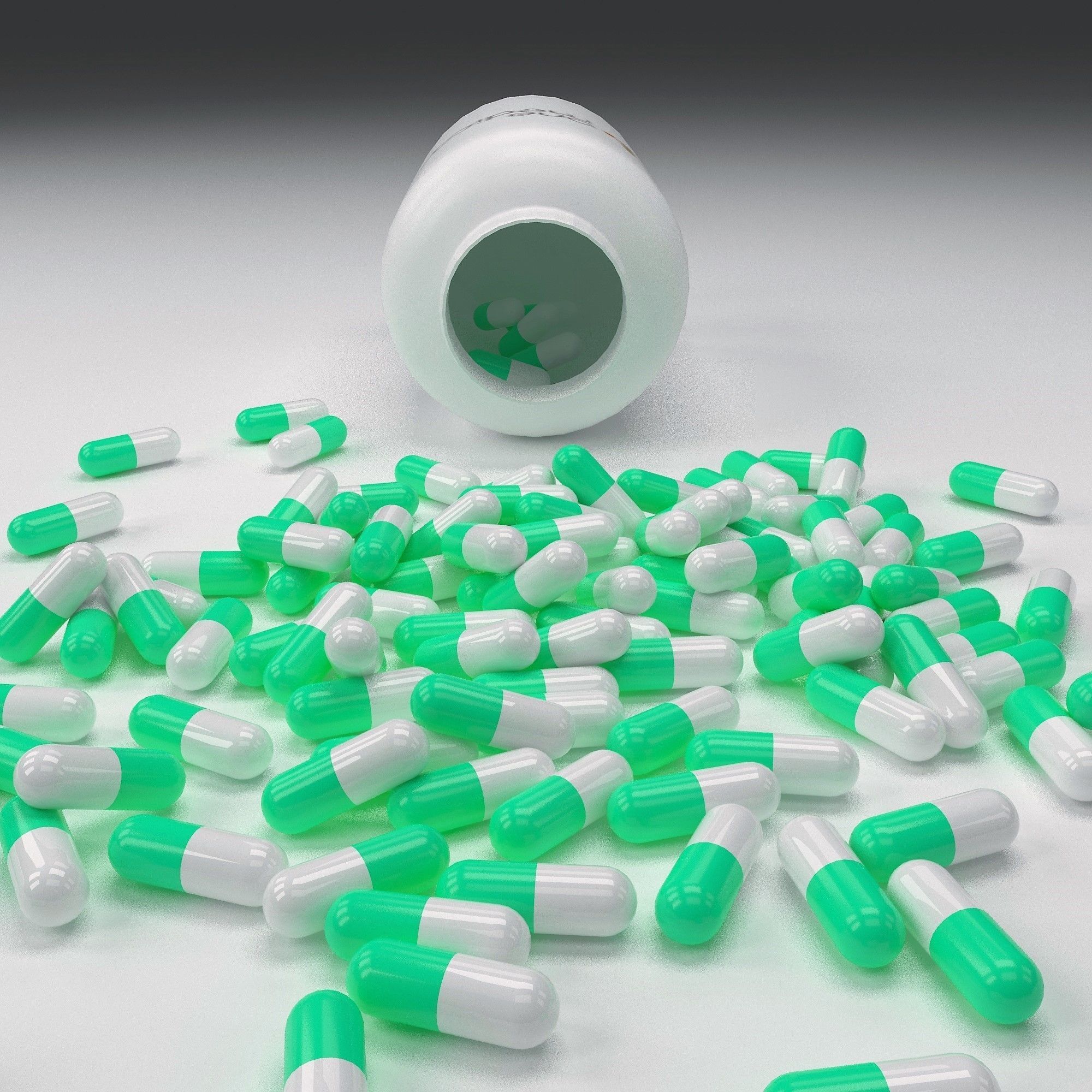 medical   capsules 3D model_3