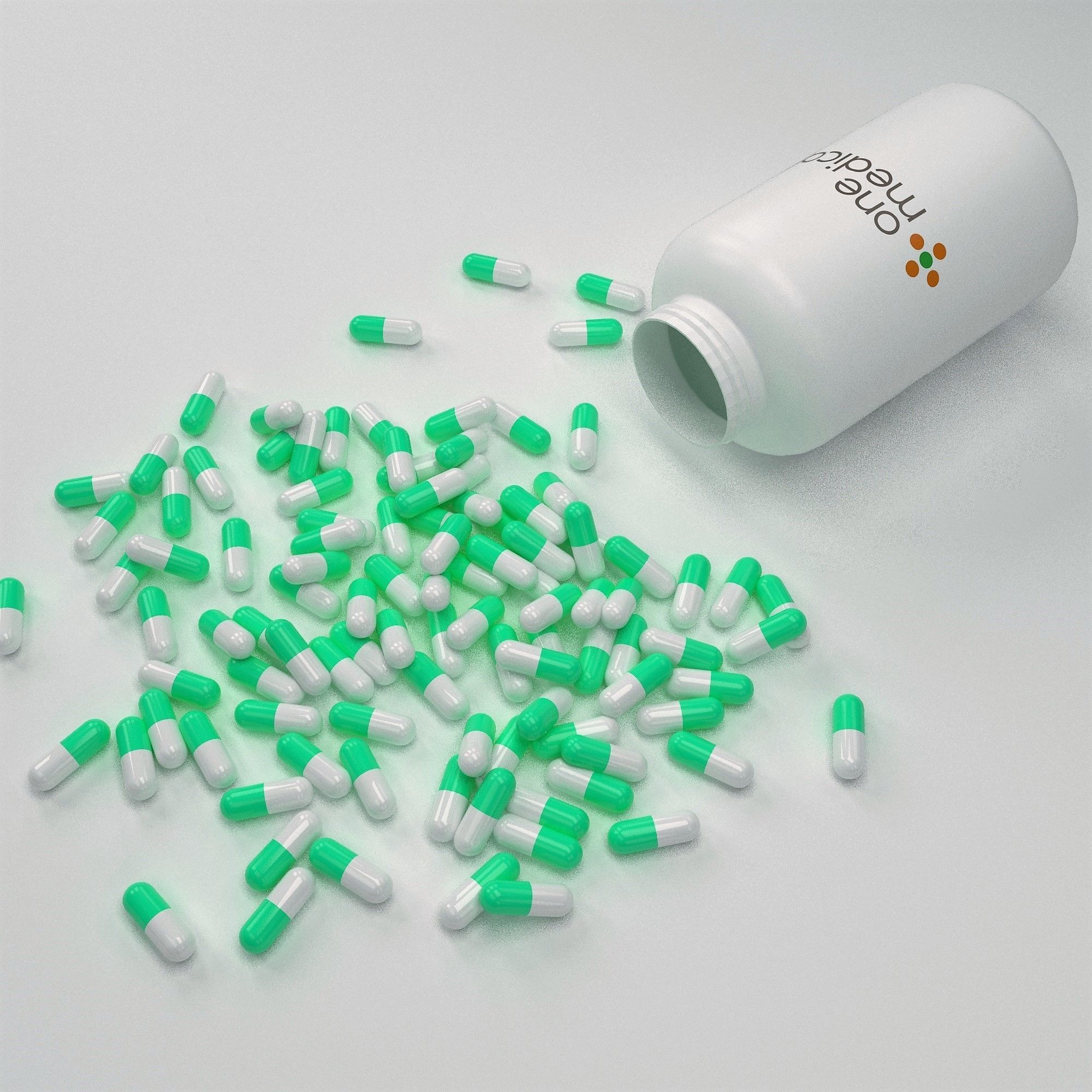 medical   capsules 3D model_2