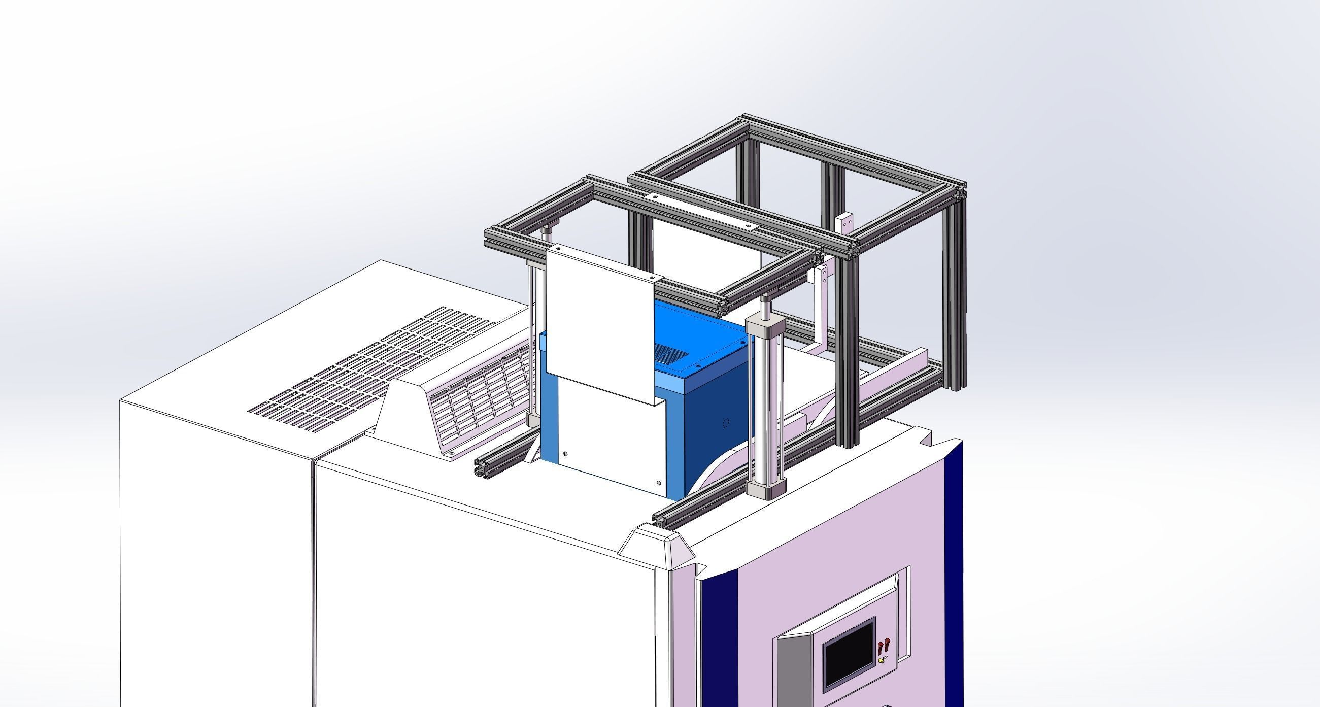 Ultraviolet aging device  3D model_4