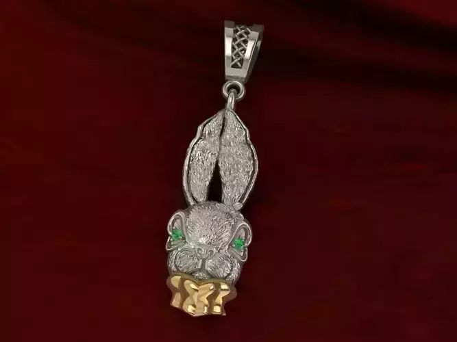 Rabbit pendant 