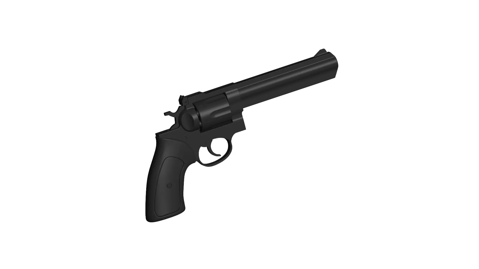 revolver 3D model_0