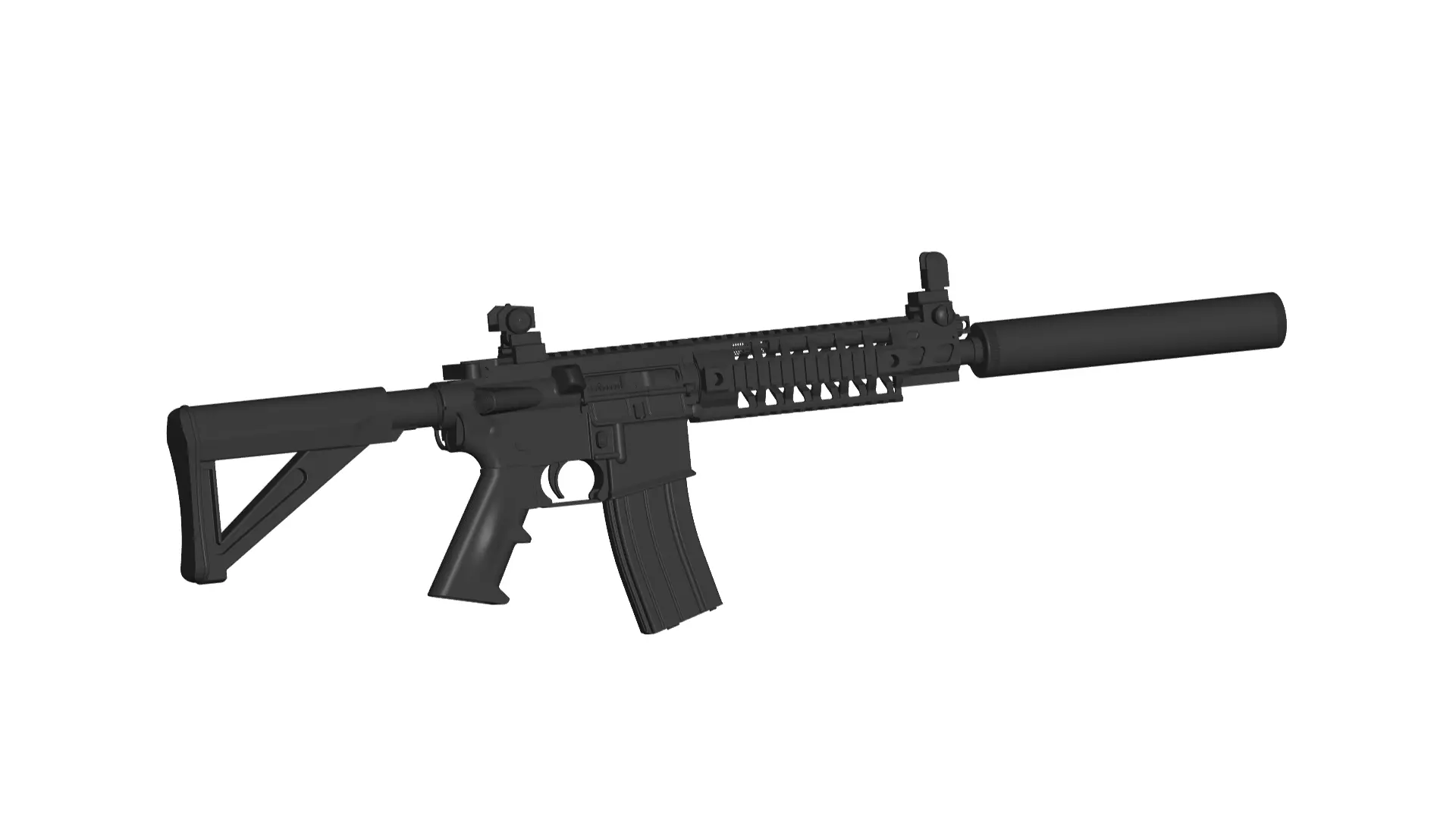 SIG516 rifle 3D model_0