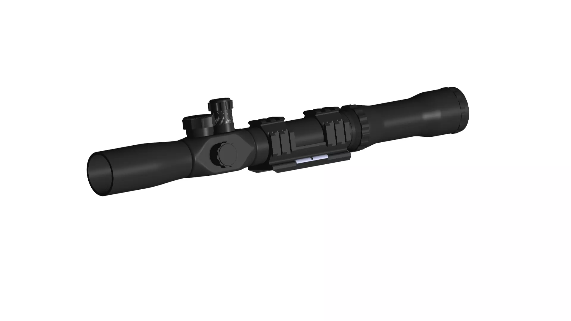 sniper scope 3D model_0