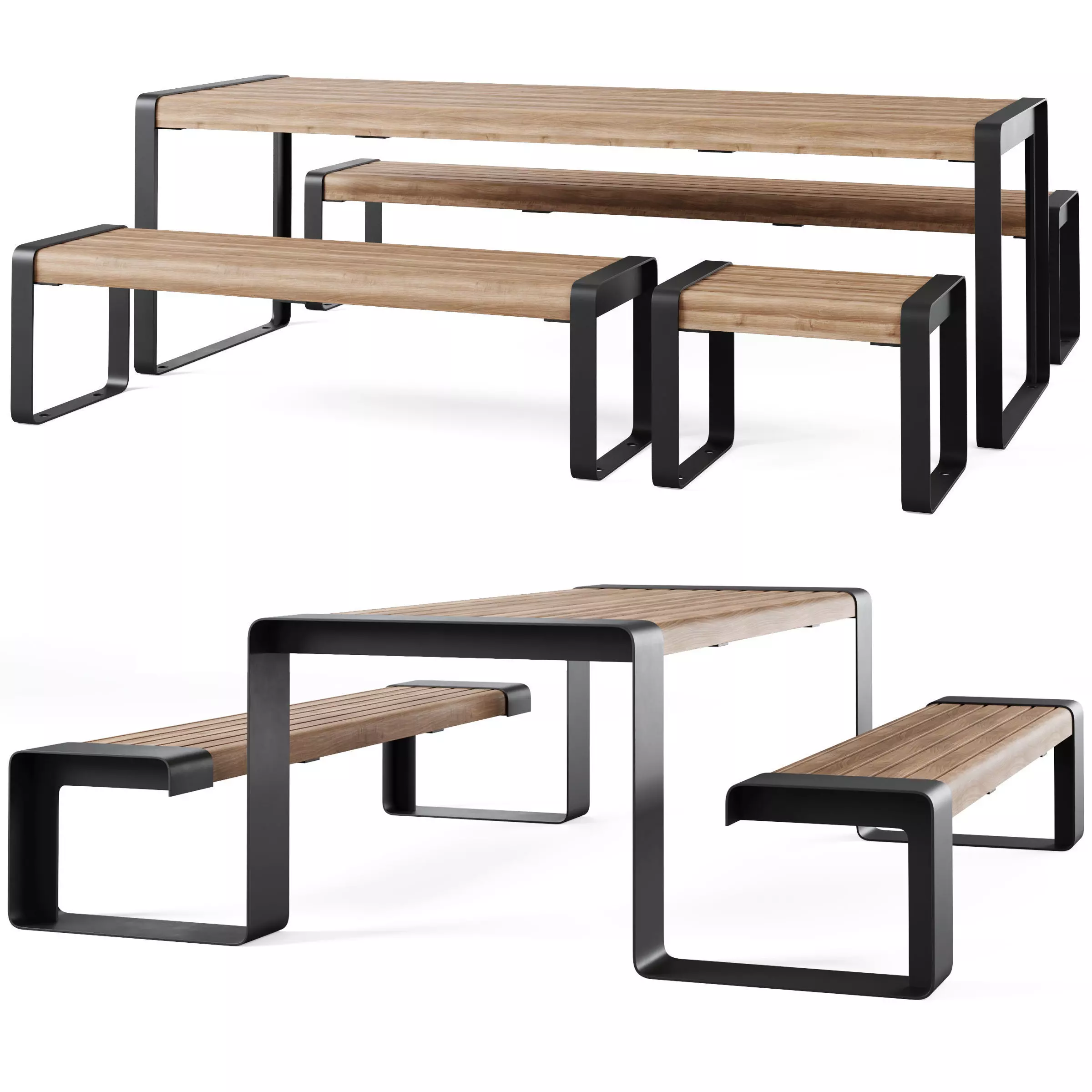 STORR Benches by Furns 3D model_0
