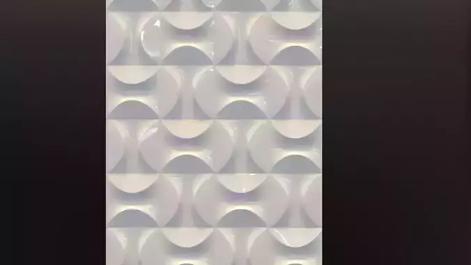 3d wall tiles decorative pack 12 pcs 3D model - set2 3D model