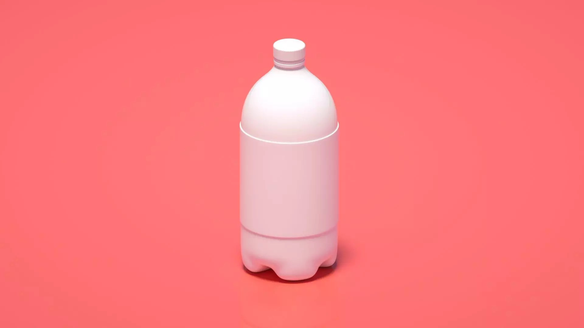 Coke bottle big bottle milk bottle C4D model 3D model