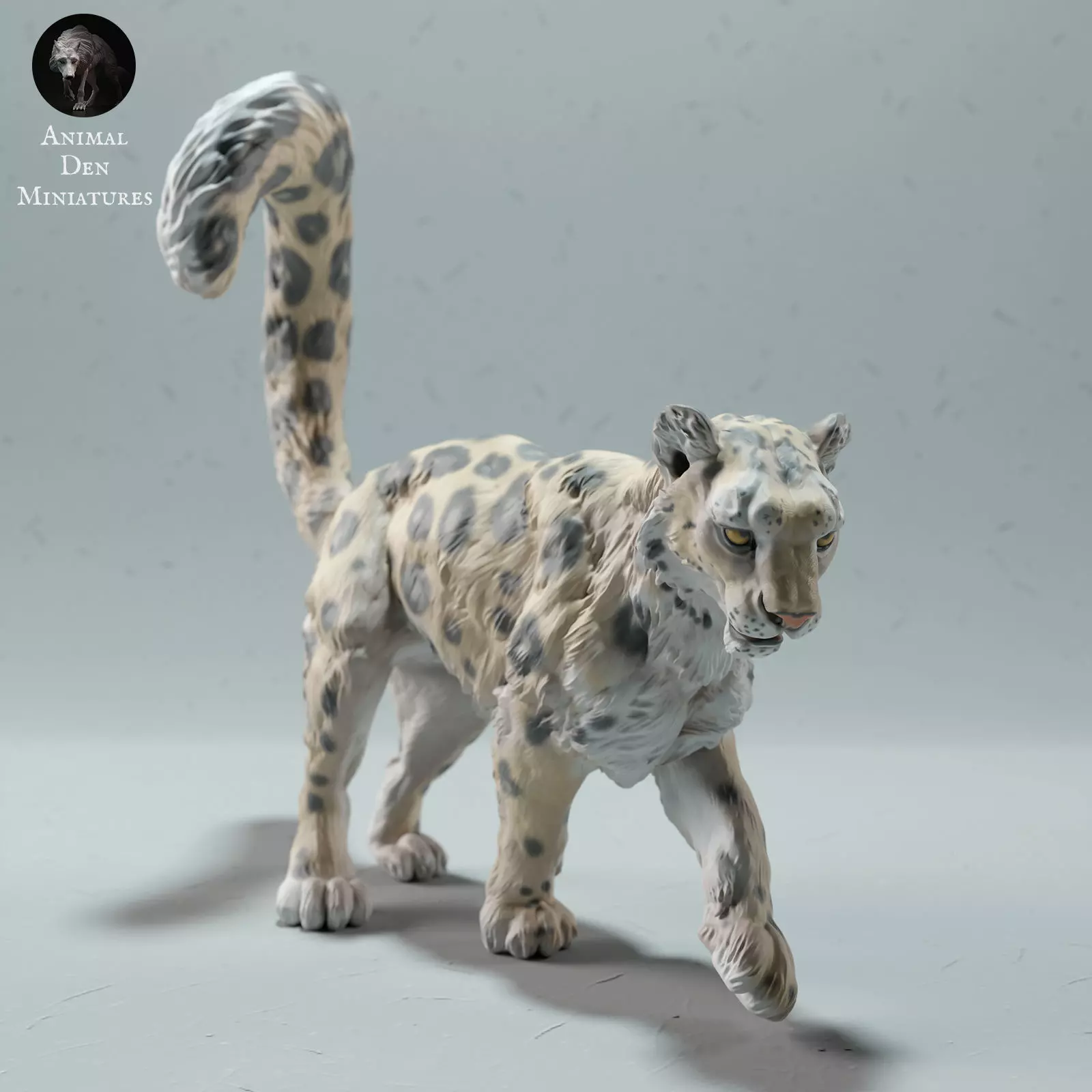 Snow Leopard 3D print model