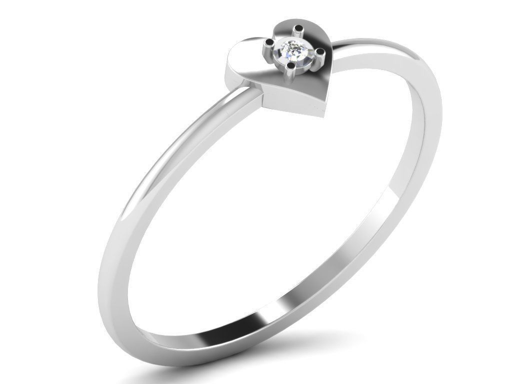 Engagement ring  55 light weight 3dm cad files  part 03 3D print model_9