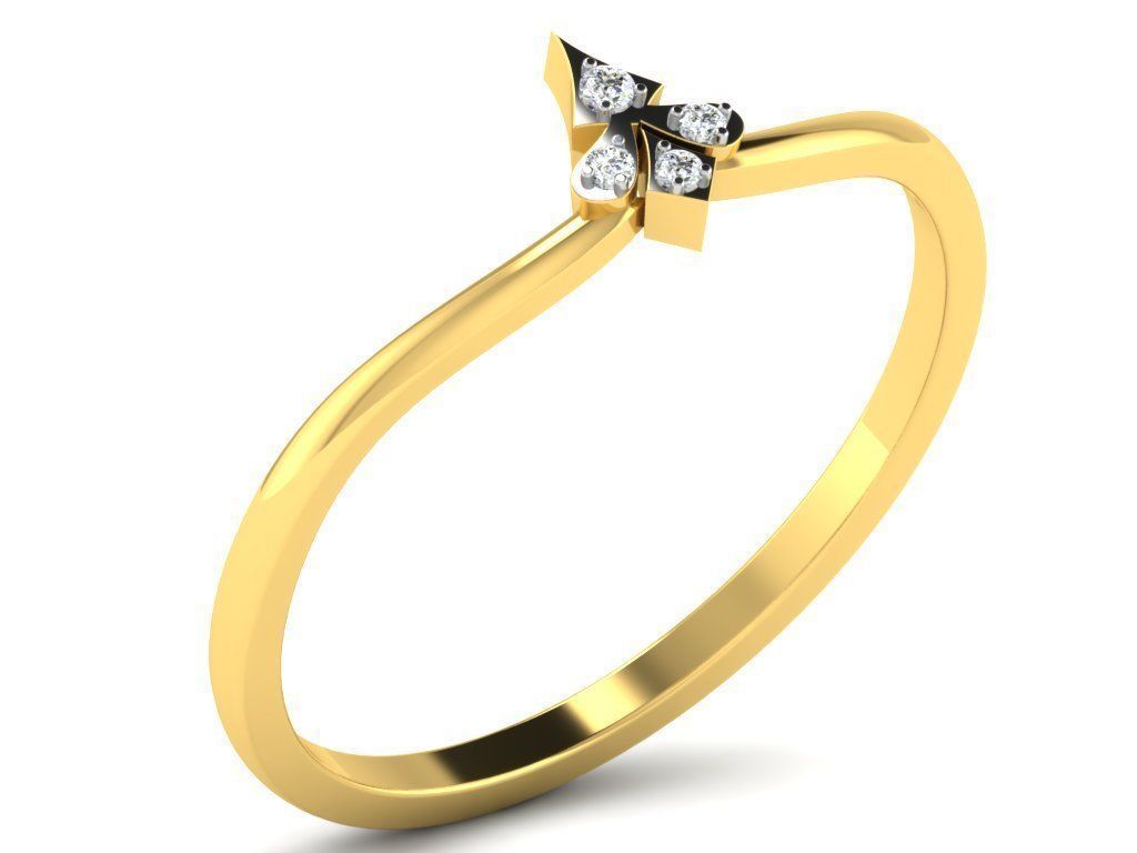 Engagement ring  55 light weight 3dm cad files  part 03 3D print model_44