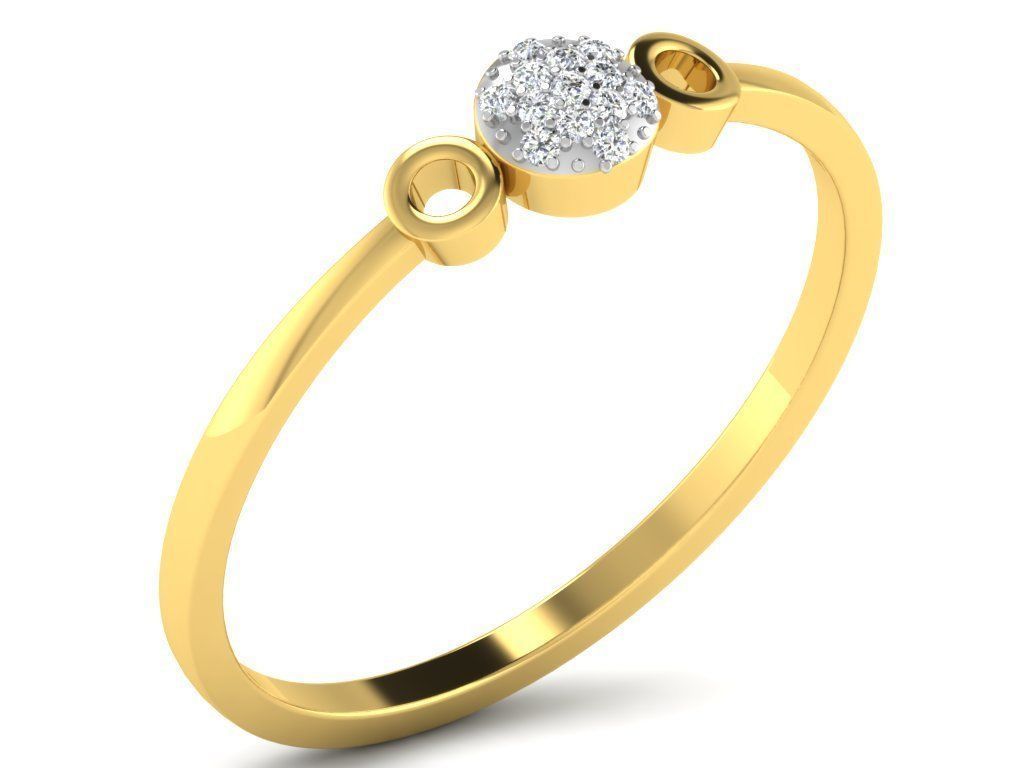 Engagement ring  55 light weight 3dm cad files  part 03 3D print model_38