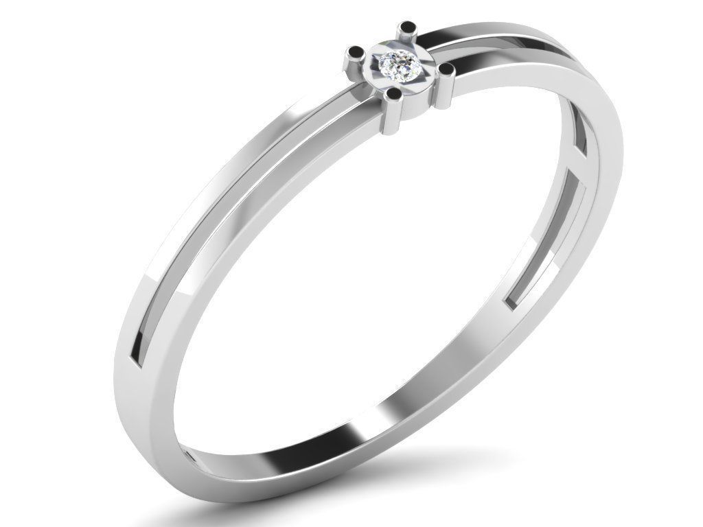 Engagement ring  55 light weight 3dm cad files  part 03 3D print model_22