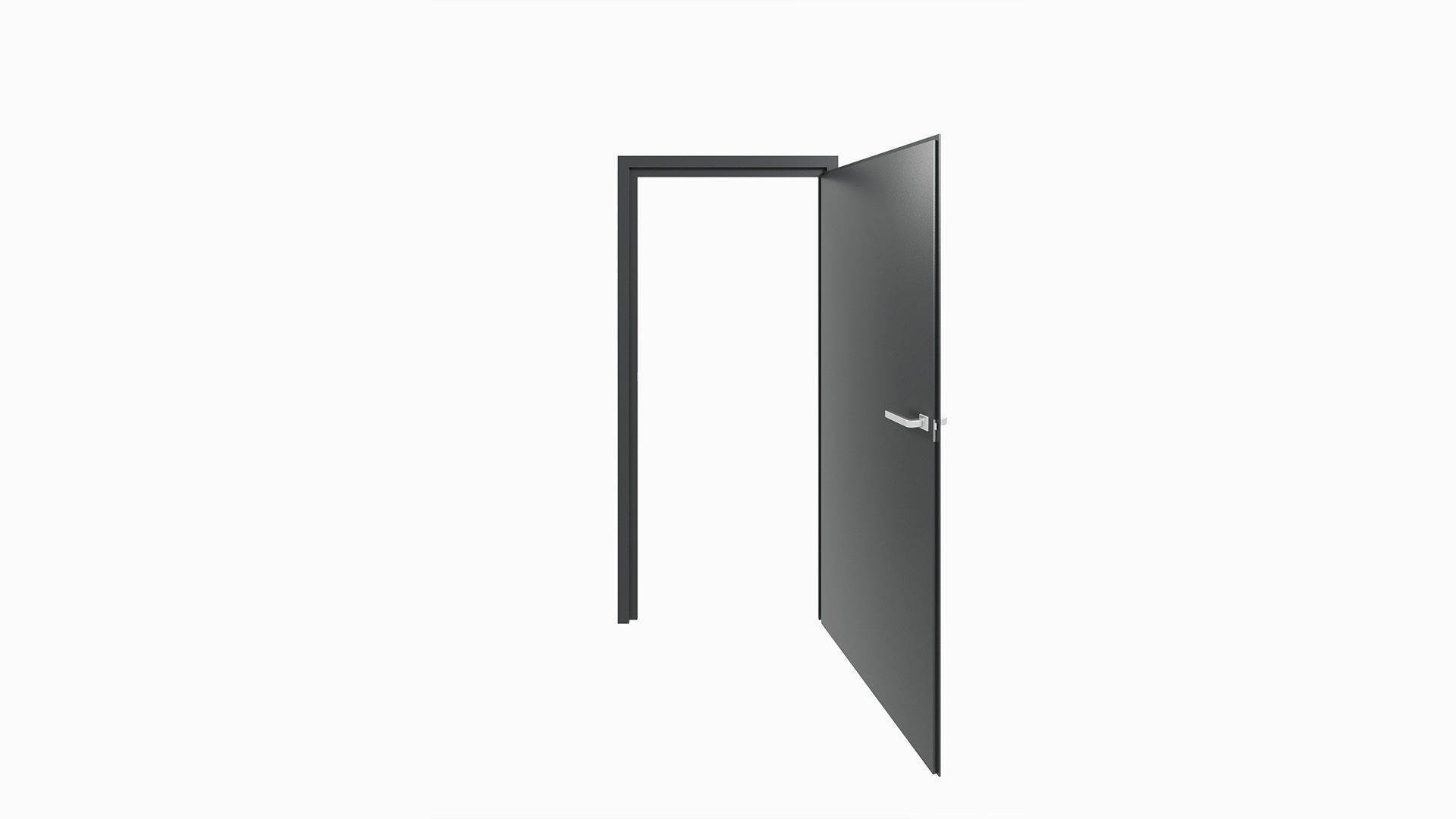 Interior Door 05 3D model_3