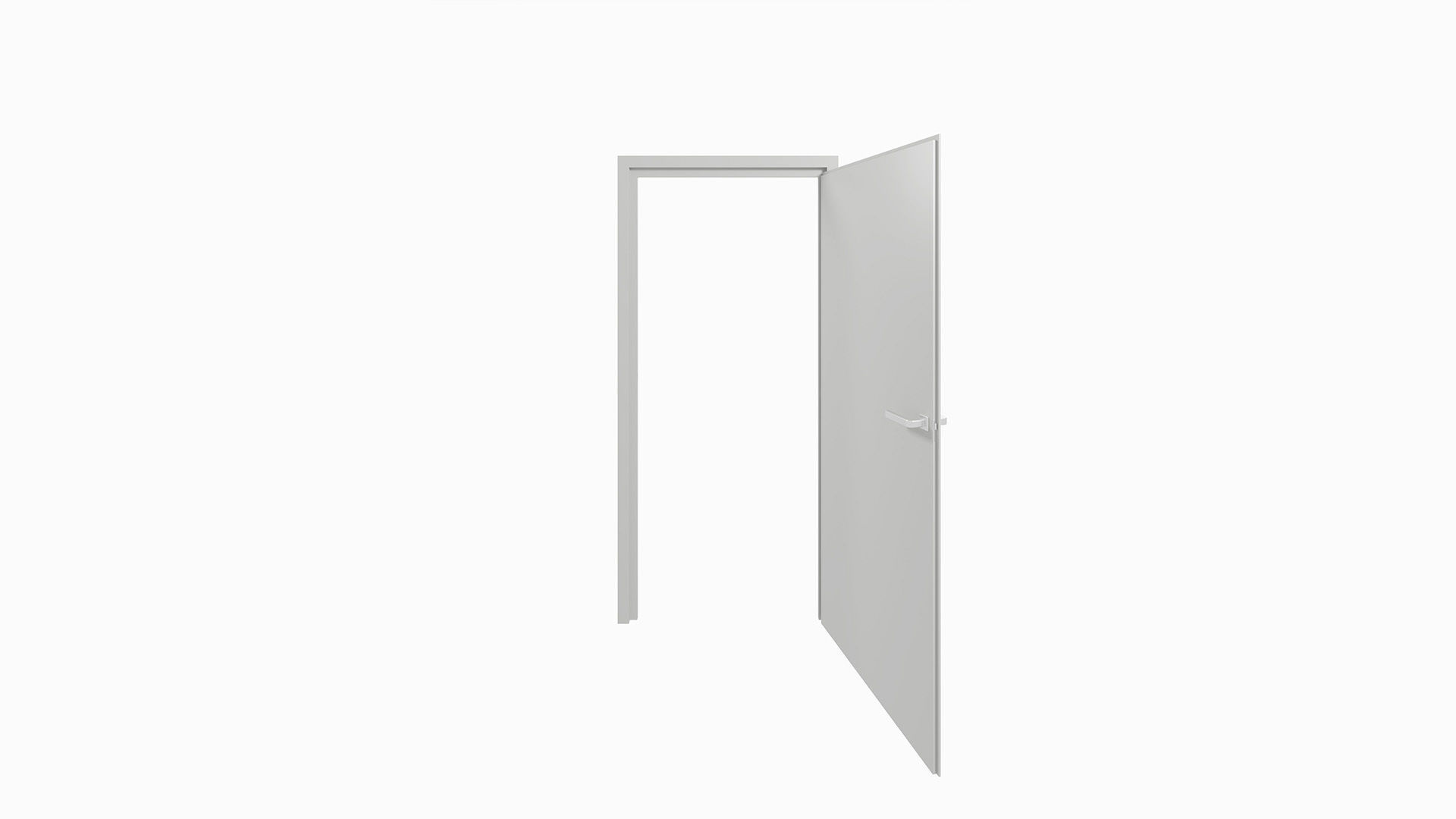 Interior Door 05 3D model_6