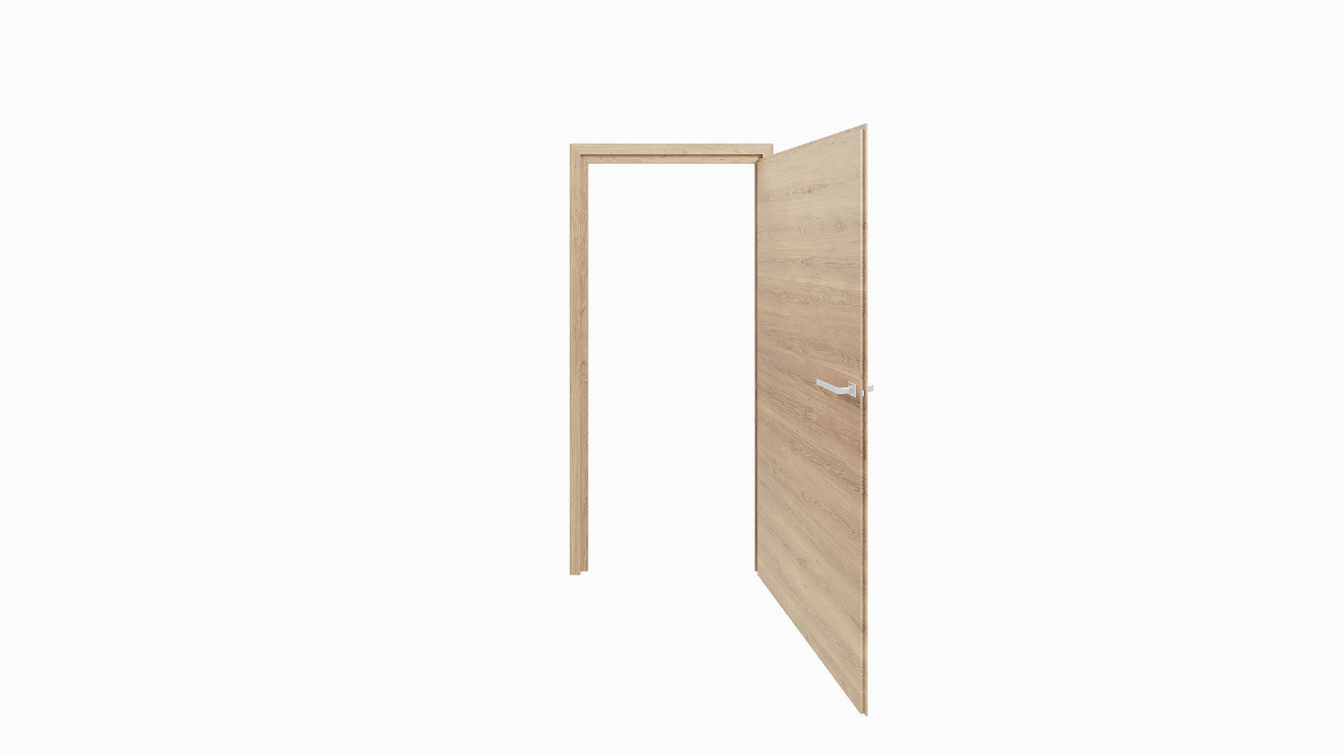 Interior Door 05 3D model_10
