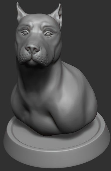 Dog figure 3D model_17