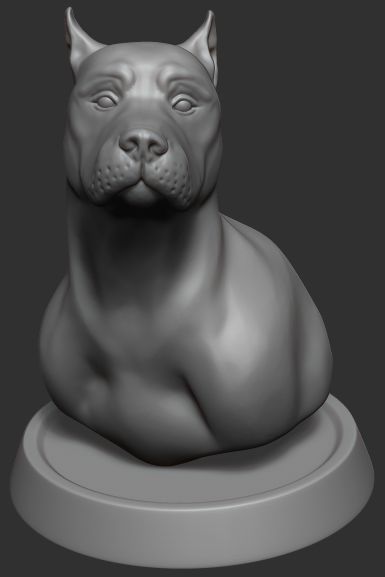 Dog figure 3D model_12