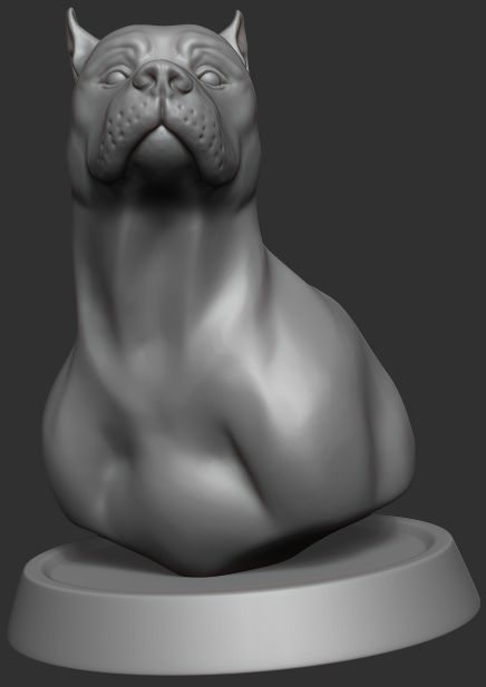 Dog figure 3D model_20