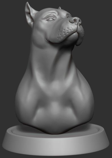Dog figure 3D model_10