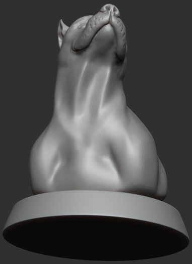 Dog figure 3D model_15