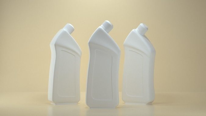 Oil bottle  oil barrel laundry detergent bottle C4D model 3D model