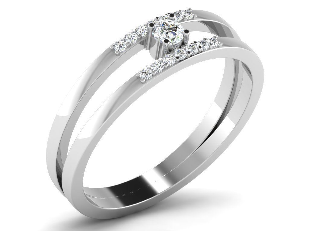  Engagement ring 55 light weight 3dm cad files  part 04 3D print model_11