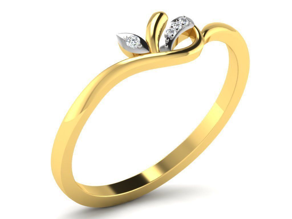  Engagement ring 55 light weight 3dm cad files  part 04 3D print model_30