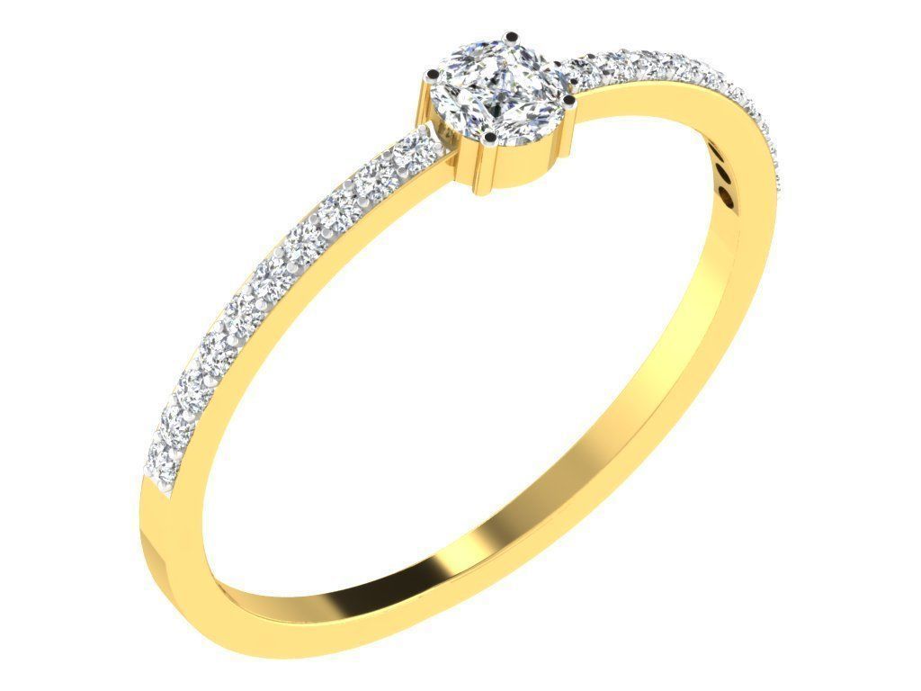  Engagement ring 55 light weight 3dm cad files  part 04 3D print model_15