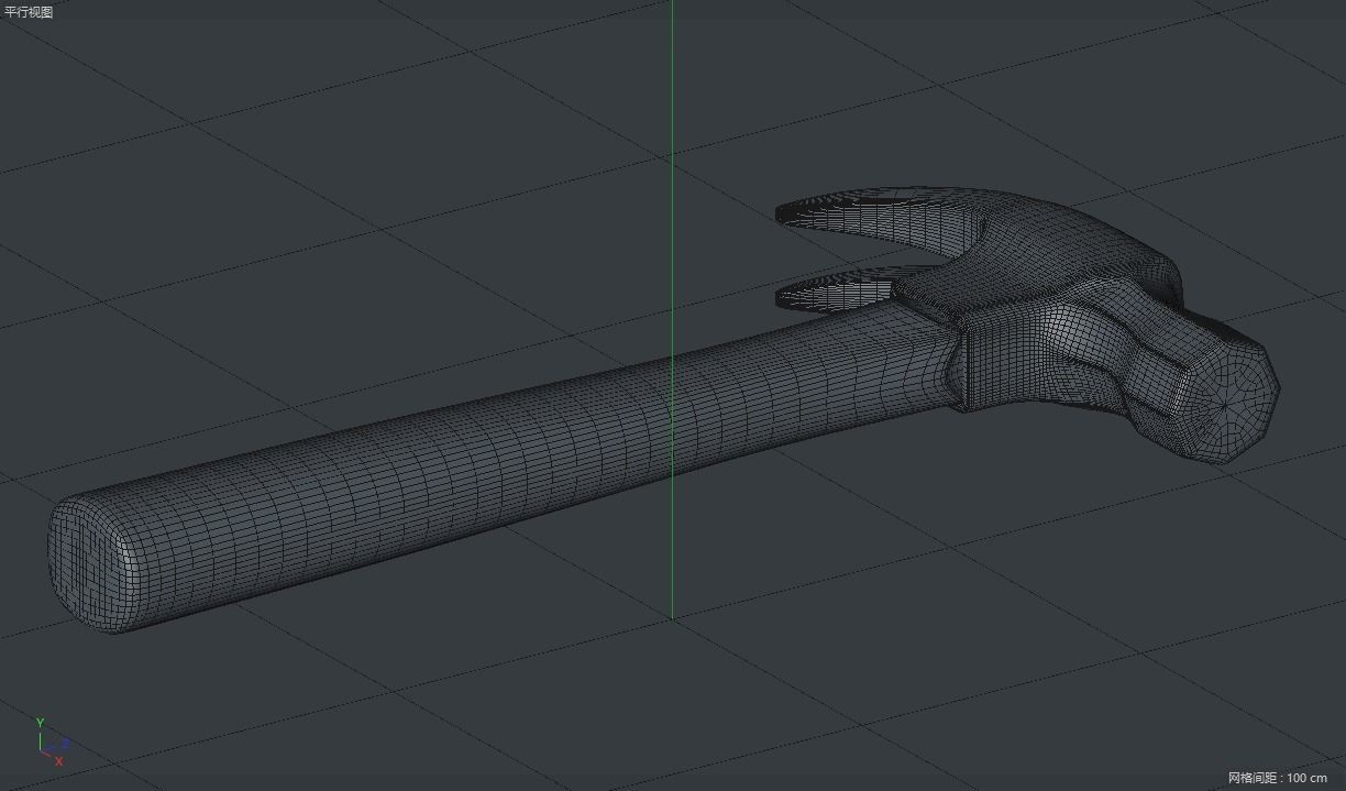  Hammer  hammer claw hammer  nail hammer C4D model 3D model_3