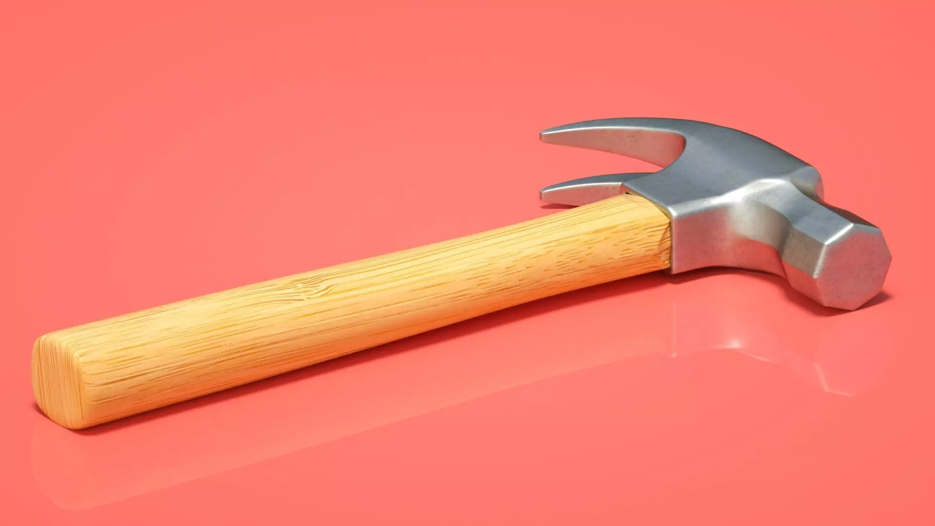  Hammer  hammer claw hammer  nail hammer C4D model 3D model_0