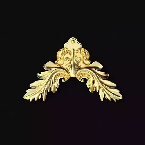 Central decor ornament for furniture