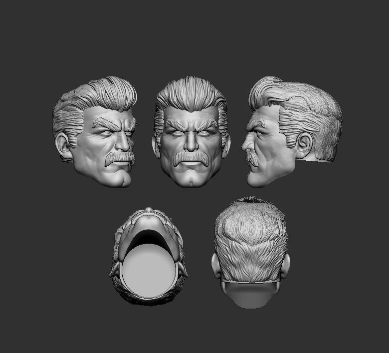 Omniman - Headsculpt for Action Figures 3D print model_1