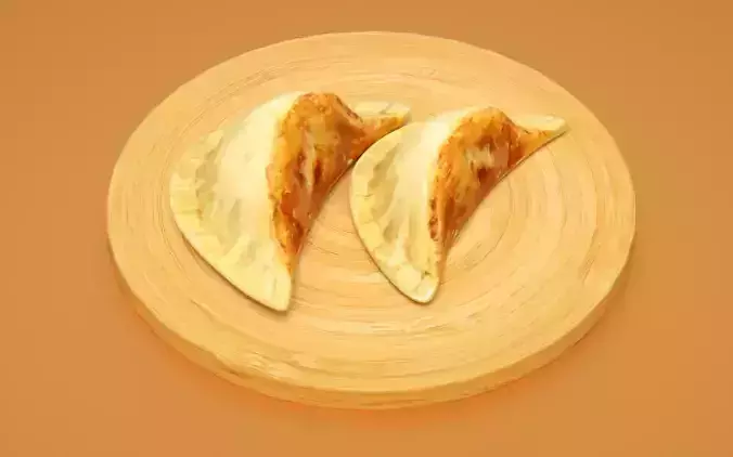 Dumplings a fried dumpling C4D model