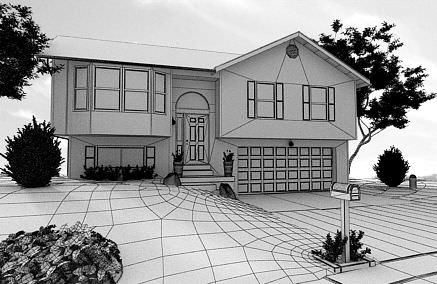 Old Fashion House 3D model_1