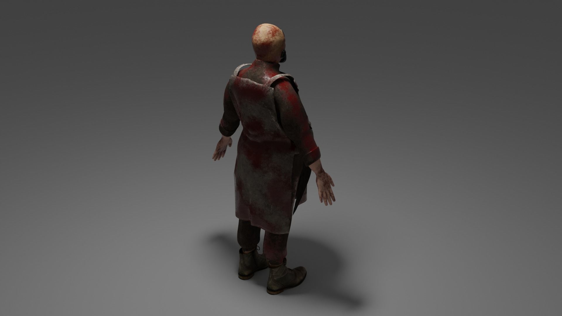 enemy zombie Free 3D model_4