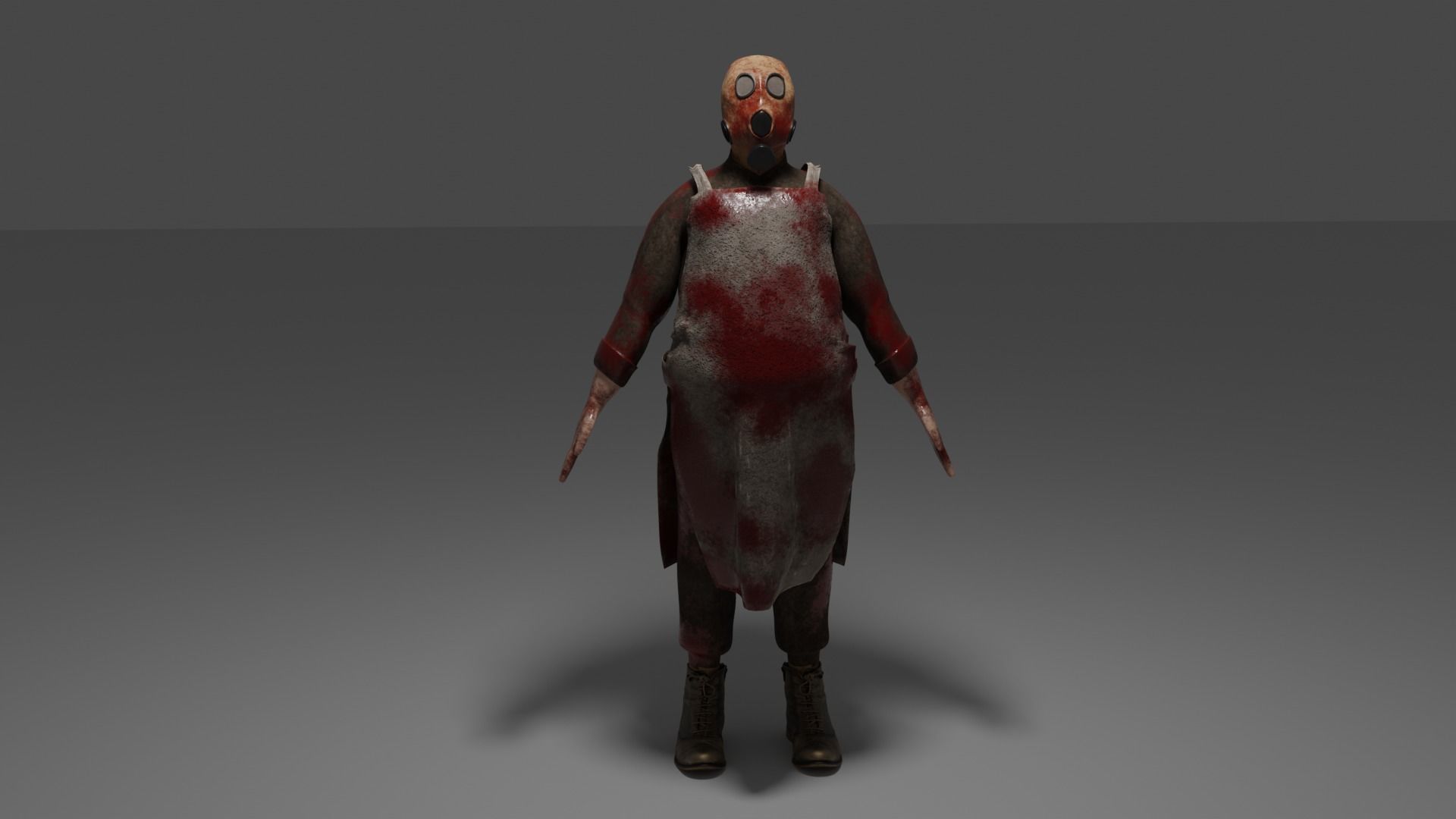 enemy zombie Free 3D model_1