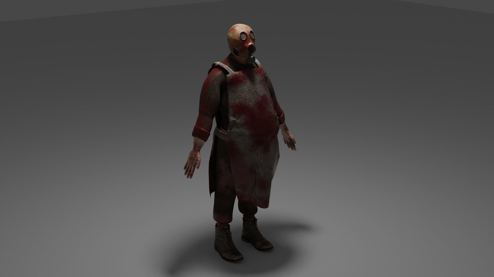 enemy zombie Free 3D model_2