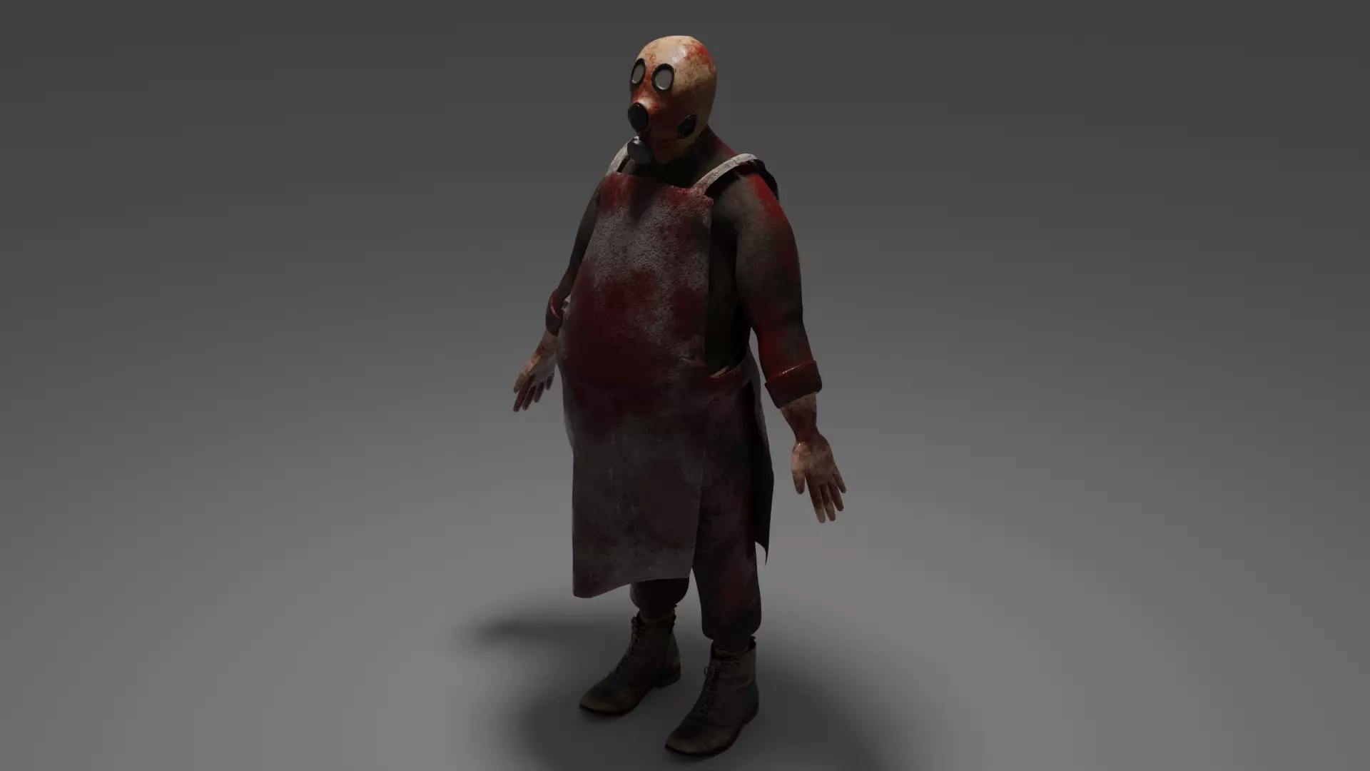 enemy zombie Free 3D model_0