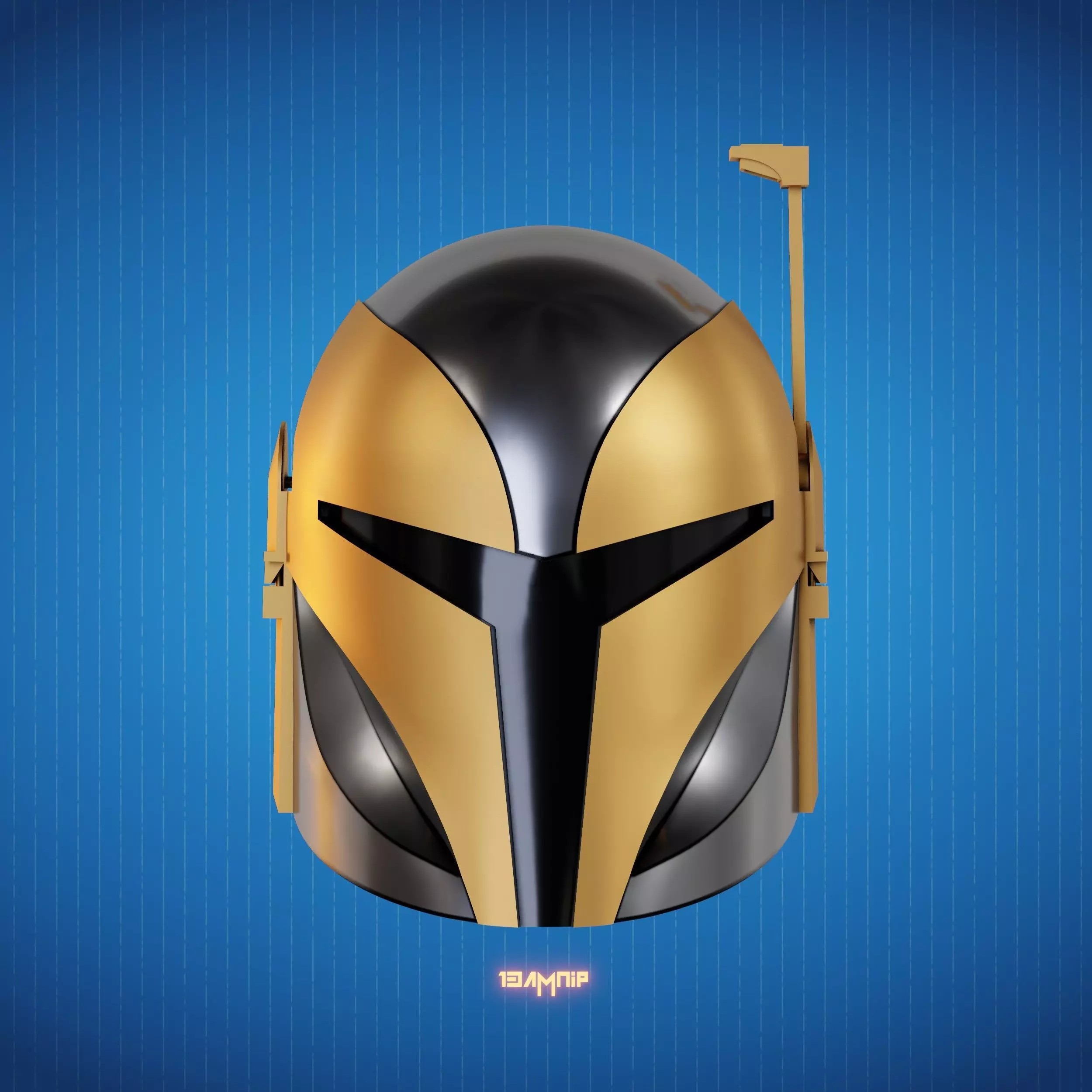 Custom Mandalorian Helmet 3D print model