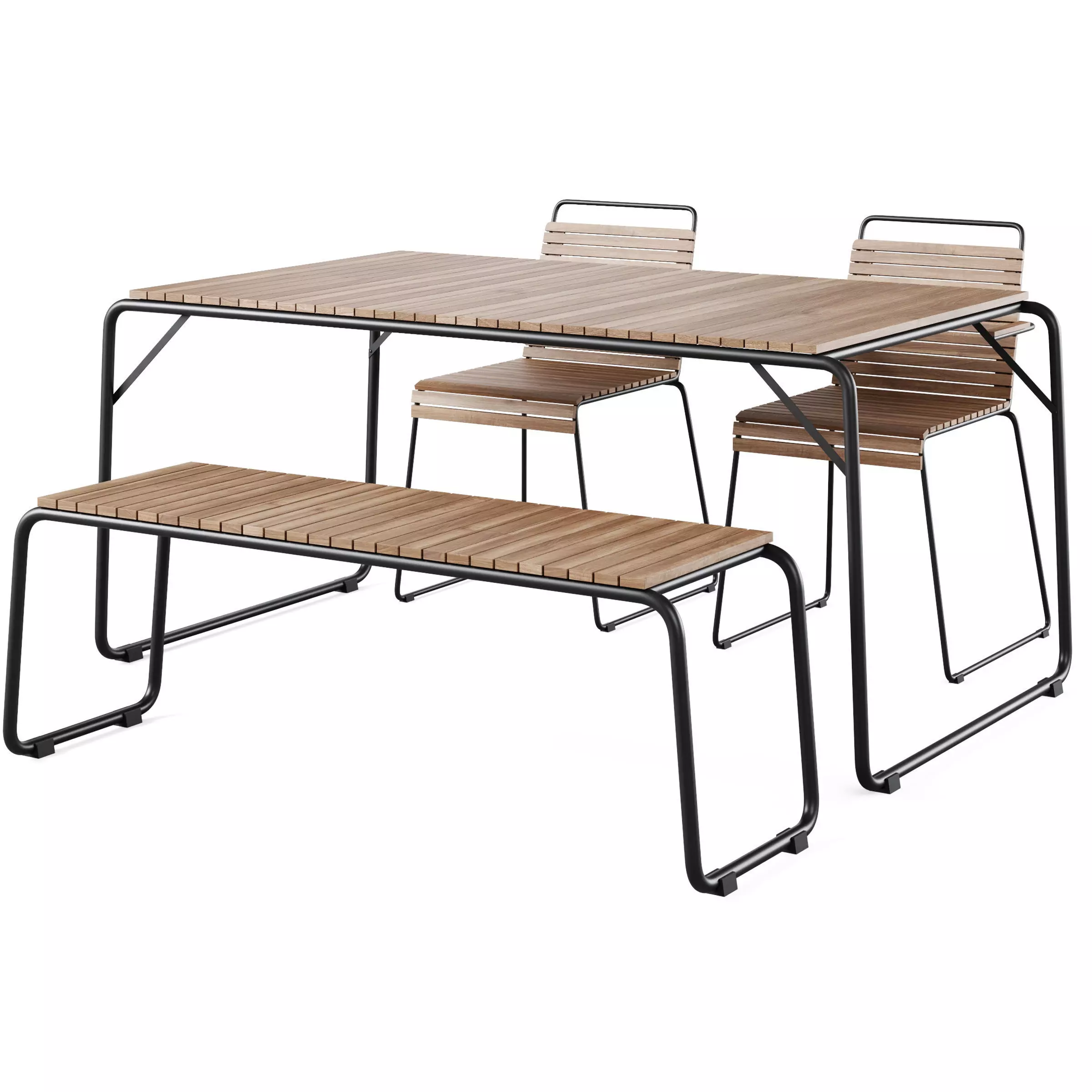Dining Set Yukari by La Forma 3D model