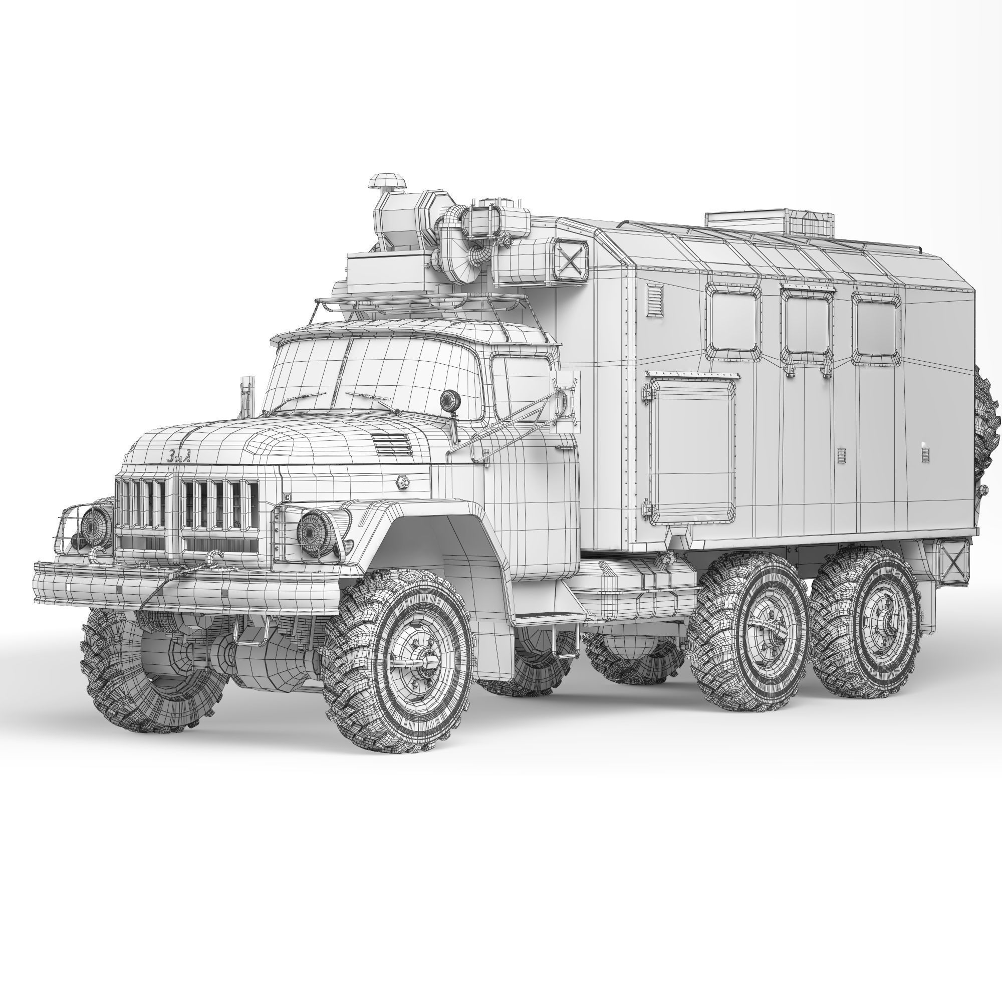 ZiL 131 kung 1969 3D model_8