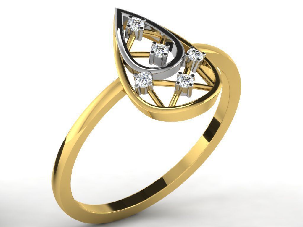  Engagement ring 55 light weight3dm cad files  part 05 3D print model_61