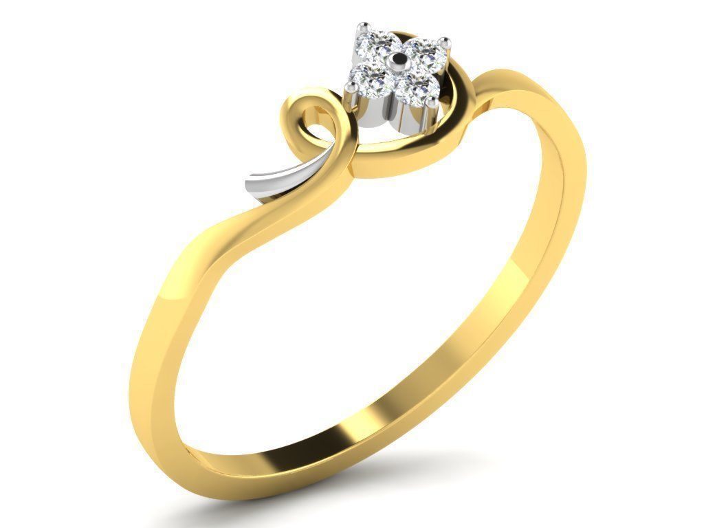  Engagement ring 55 light weight3dm cad files  part 05 3D print model_39