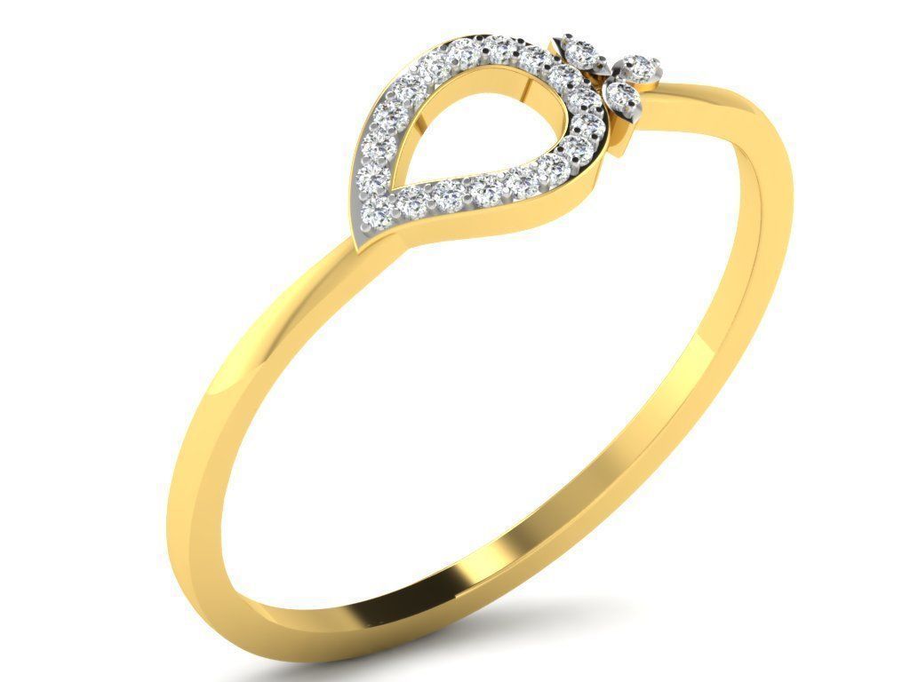  Engagement ring 55 light weight3dm cad files  part 05 3D print model_1