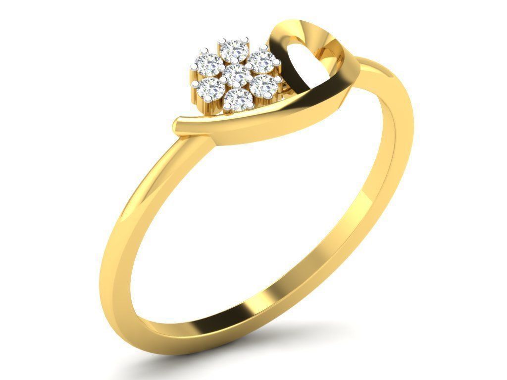  Engagement ring 55 light weight3dm cad files  part 05 3D print model_55