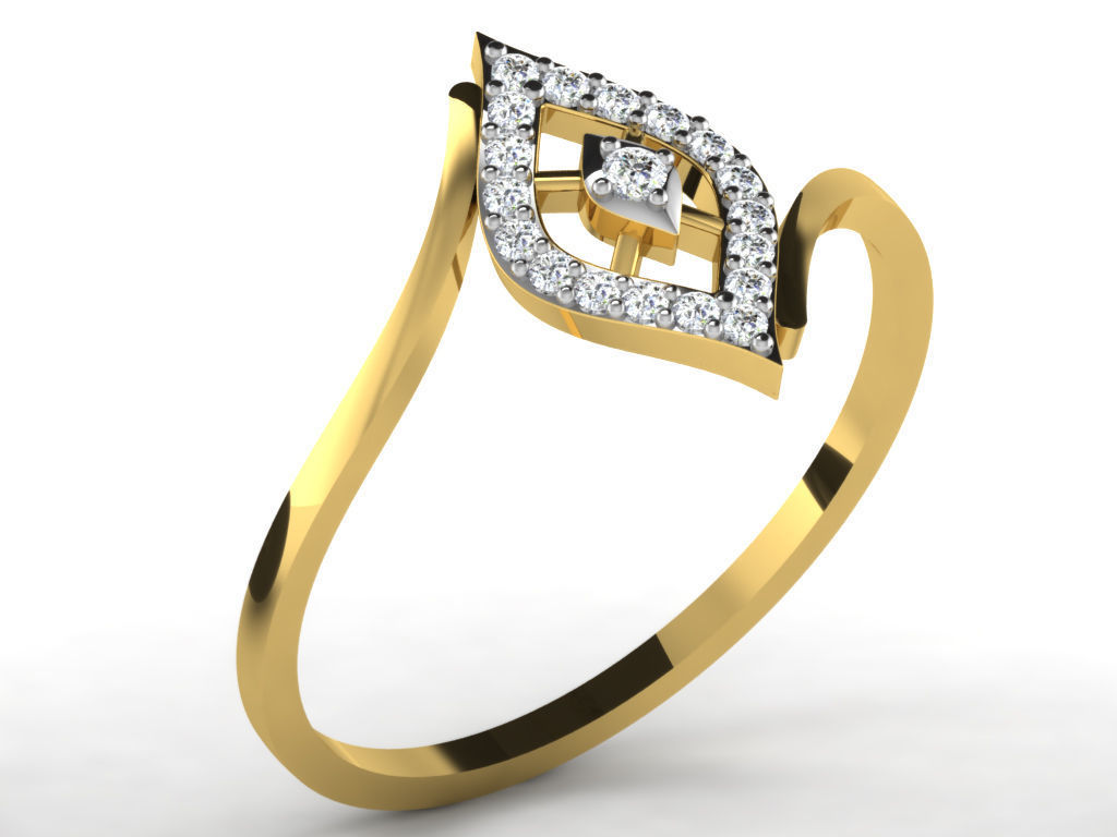  Engagement ring 55 light weight3dm cad files  part 05 3D print model_16