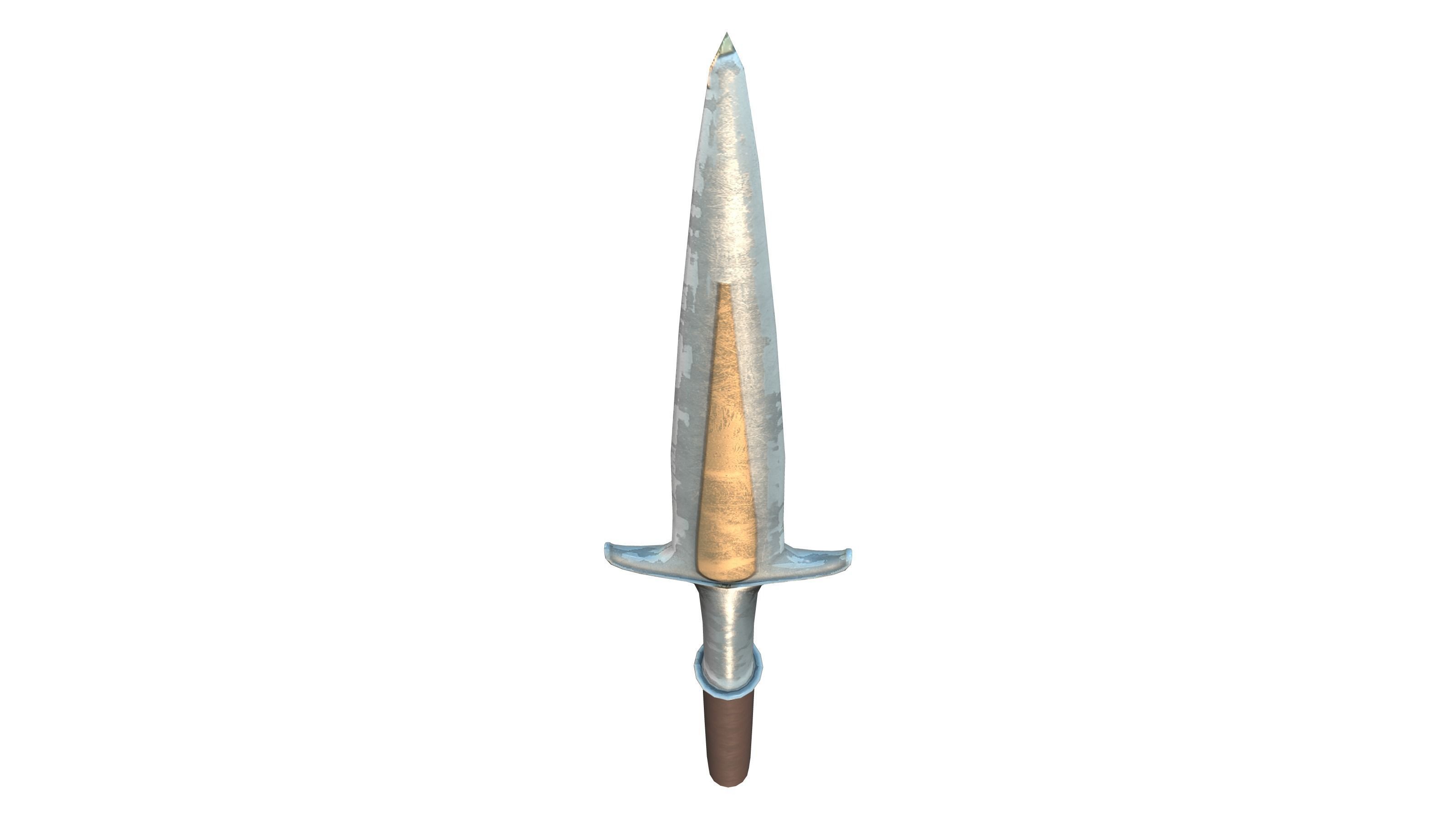 Spartan Roman Broken Spear Of Leonidas Low-poly 3D model_4