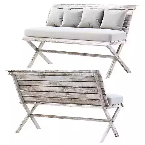 Eric Wooden Garden Bench SD16 by Bpoint Design 